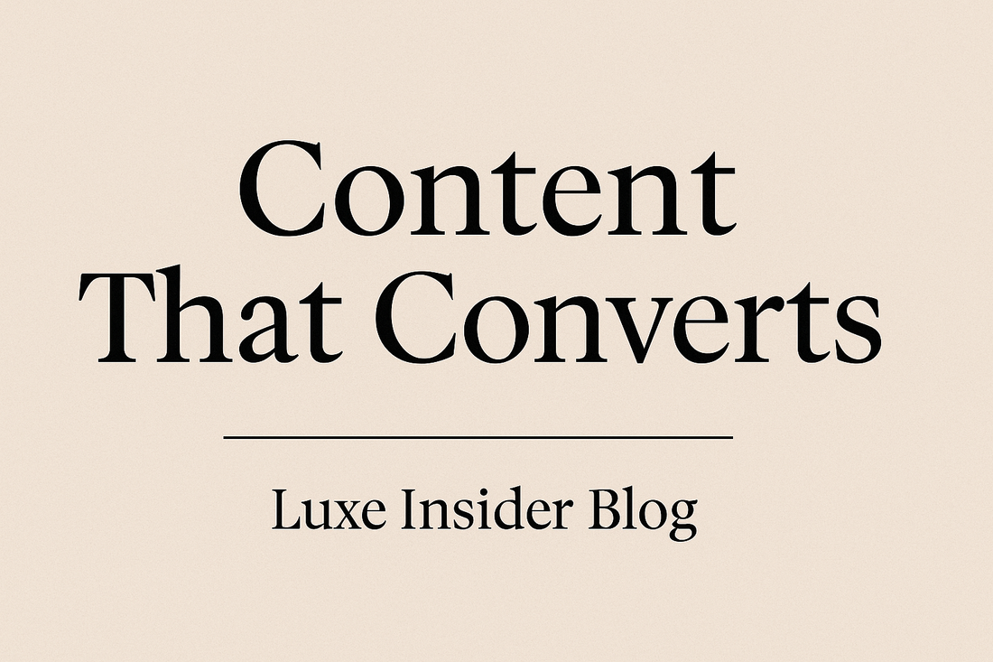 Content That Converts: Turning Your New Pricing & Positioning Into Booked Clients